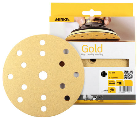 HIOMAPYÖRÖ 150MM 15R P40 GOLD 10KPL MIR1435