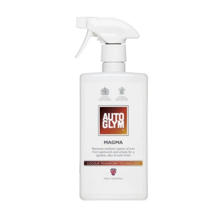 AUTOGLYM MAGMA - RAUDANPOISTOAINE IRROTTAA MAALIPINTAAN JA VANTEISIIN PINTTYNEET RAUTAHIUKKASET