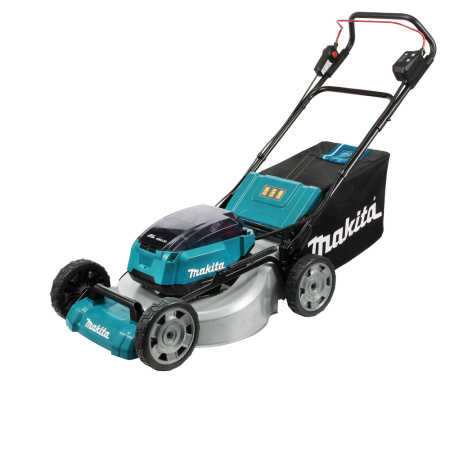 MAKITA DLM530Z RUOHONLEIKKURI HIILIHARJATON 2X18V, LEVEYS 53CM, TERÄSRUNKO, BIO/KERÄÄVÄ. RUNKOVERSIO