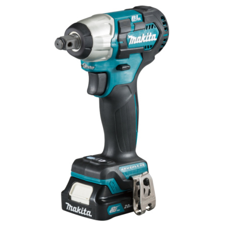 MAKITA TW161DSAJ 12V CXT ISKEVÄ MUTTERINVÄÄNNIN, 2X2,0AH, 165 NM, 1/2" HYLSYILLE, HIILIHARJATON, 1,0KG