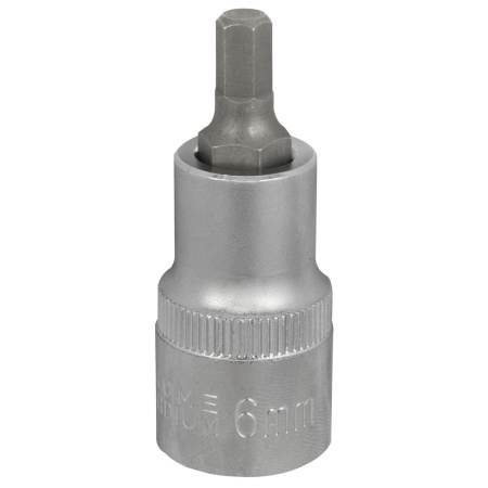 KUUSIOKOLOKÄRKIHYLSY 1/2" S2 6MM