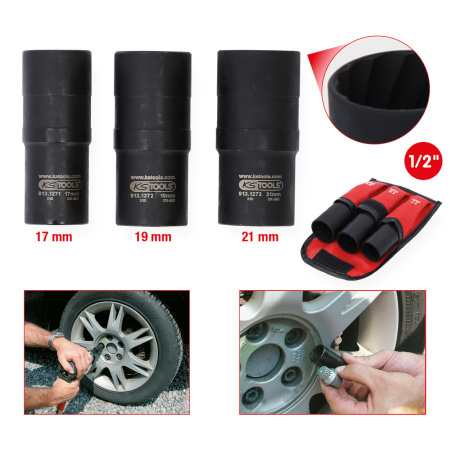 1/2" SPIRAALIPROFIILIVOIMAHYLSYSARJA, 3-OS, 17-21 MM