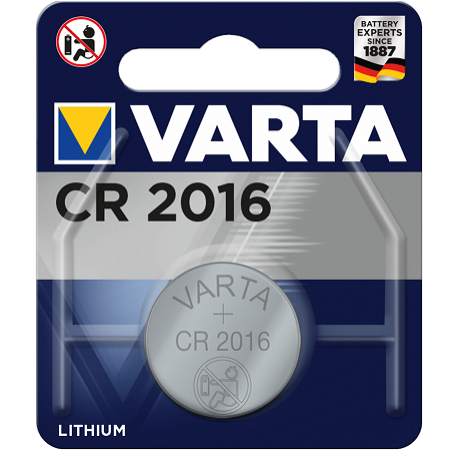 VARTA NAPPIPARISTO CR2016 1KPL 360-6016101401