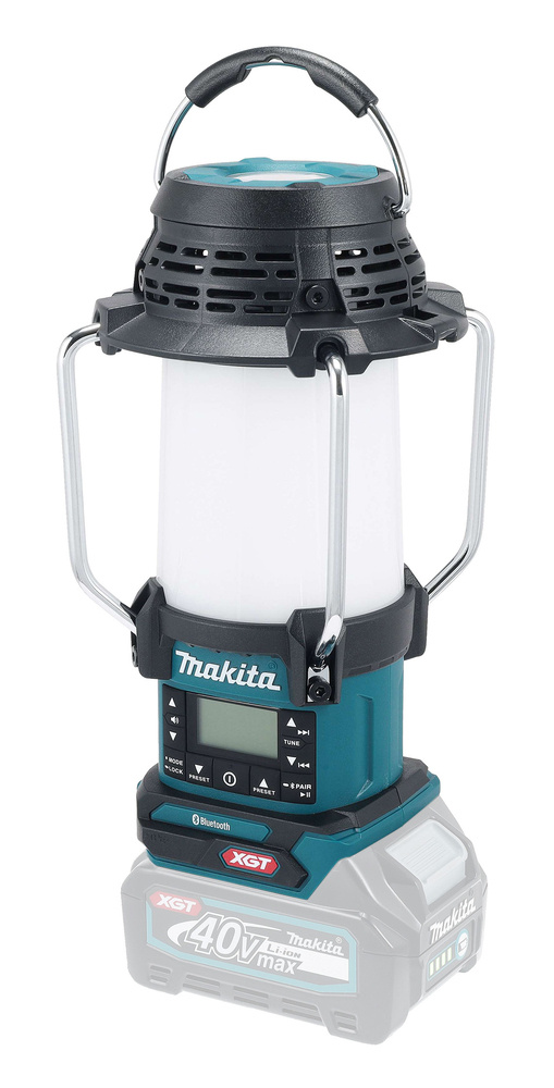 MAKITA MR010GZ RADIO JA VALAISIN XGT 40V. BLUETOOTH, USB LATAUS, KIRKKAUS- JA SÄVYSÄÄTÖ MAK-MR010GZ