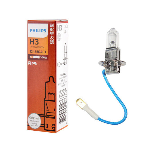 AUTOL.PHILIPS H3 RALLY 12V 100W PK22S 100-12455
