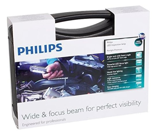 PHILIPS PREMIUM LADATTAVA KYNÄVALAISIN LPL03RECHX1-4219