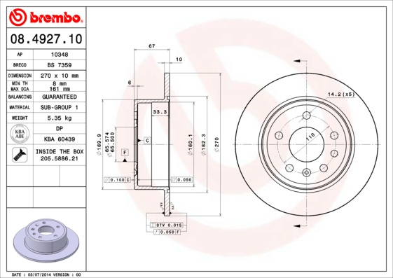 TAKAJARRULEVY OMEGA A BD4418