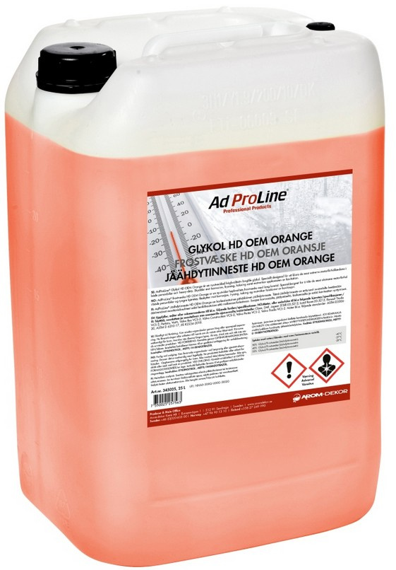 JÄÄHDYTINNESTE HD OEM ORANSSI 10L 345010