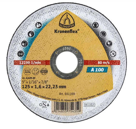 KATKAISULAIKKA 125X1,6X22,2 A100 KF651169