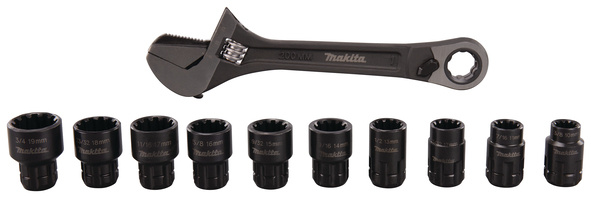 MAKITA B-65458 JAKOAVAIN/HYLSYSARJA (LÄPIMENTÄVÄ) 11-OSAA MAK-B-65458