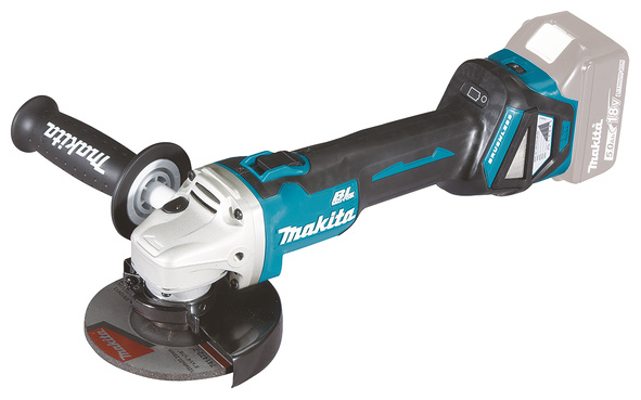 MAKITA DGA511Z KULMAHIOMAKONE 125MM 18V, SÄÄDETTÄVÄ, HIILIHARJATON. RUNKOVERSIO MAK-DGA511Z
