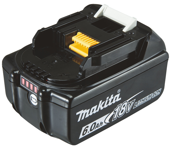 MAKITA 197422-4 AKKU BL1860B, LXT, 18V, 6,0 AH, LIUKULUKITUS, KAPASITEETTINÄYTTÖ MAK-197422-4