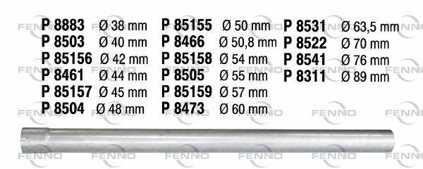 PUTKI 63,5 MM 1,0 M FEN-P8531