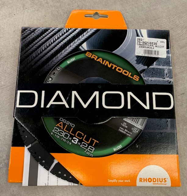 TIMANTTILAIK. ALLCUT  230X3,0X2,8X22,23 283-70-DG210230