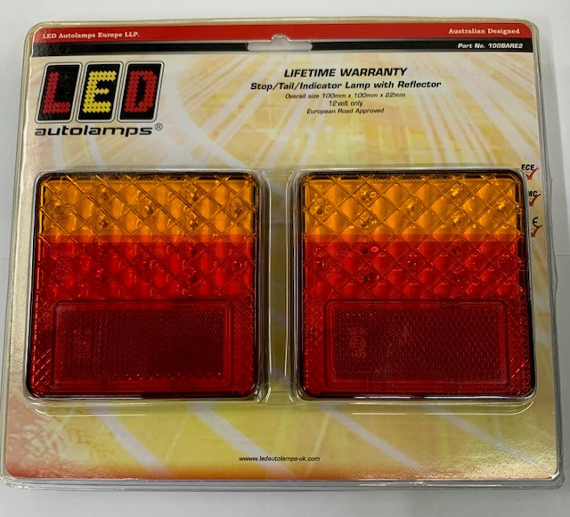 LED-TAKAVALOPARI 12V 100X100X2 100BAR2