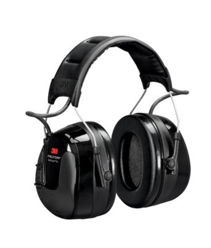 3M PELTOR WORKTUNES PRO FM-RADIO KUULONSUOJAIN, PÄÄLAKISANKA, MUSTA MHRXS220A
