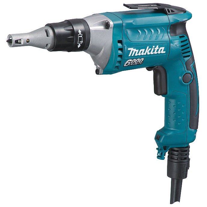 MAKITA FS6300 RUUVINVÄÄNNIN 570W, 0-6.300 R/MIN, 1,4KG, KIPSILEVYRUUVEILLE MAK-FS6300