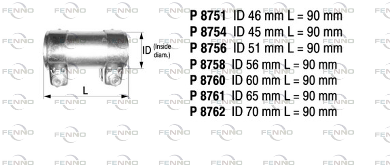YHDYSPUTKI ID45X90 MM FEN-P8754