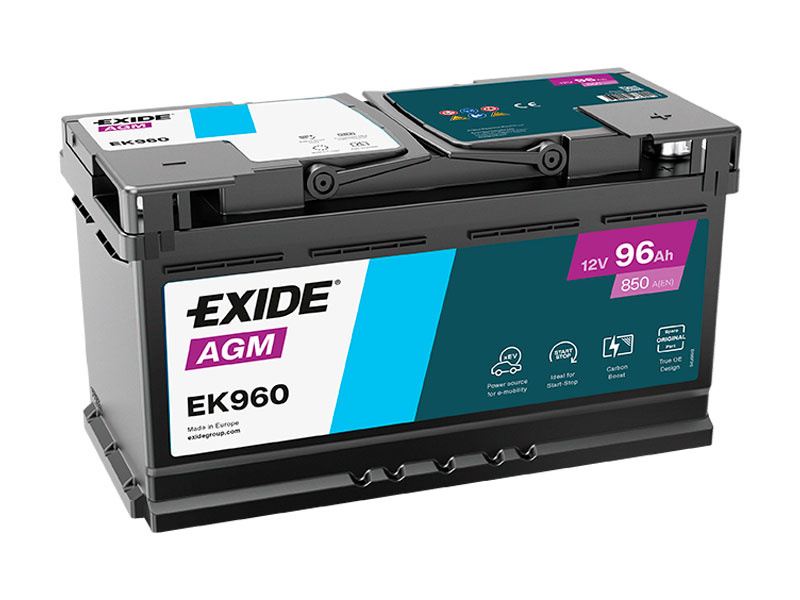 EXIDE-AKKU AGM EK960 96AH EK960-1102