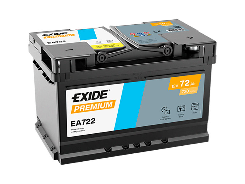 EXIDE-AKKU PREMIUM EA722 72AH EA722-1102