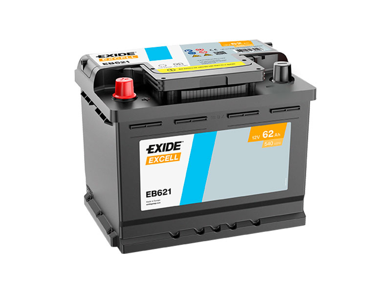 EXIDE-AKKU EXCELL EB621 62AH EB621-1102