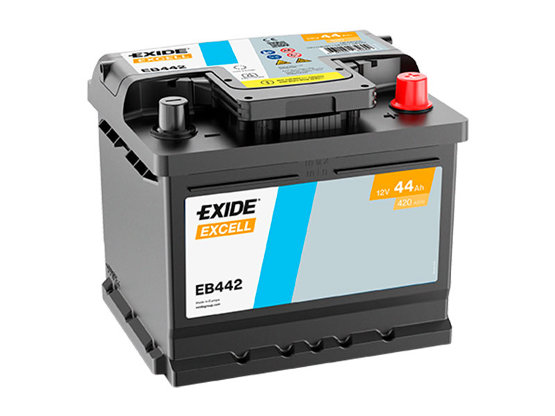 EB442 EXIDE EXCELL 44AH 207X175X175 -/+ 420A 1815-EB442