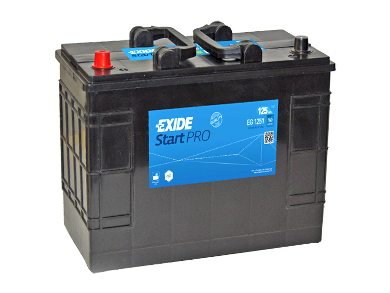 EG1251 EXIDE STARTPRO 125AH 349X175X285 +/- 760A 1815-EG1251